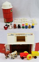 VINTAGE 1967 Fisher Price Farm + Barn + Little People Set - £118.69 GBP