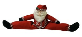 Weighted Santa Sterling Inc Door Window Draft Stopper 38&quot;wx12&quot;t Christma... - $30.05