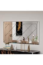 - Saga Decorative Diamond Patterned Living Room Office Console Mirror Sga01 - $262.00