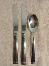 Farberware Flatware Stainless Set 3 Dining Dinner Spoon Knives China - Y - $9.00