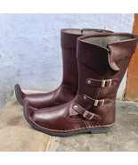 Medieval Leather Boots RENAISSANCE Viking Pirate Boots Mens - $75.00