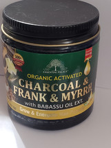 Organic Activated Charcoal Frankincense and Myrrh Pomade - £9.43 GBP