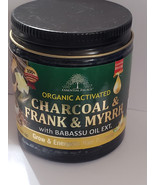 Organic Activated Charcoal Frankincense and Myrrh Pomade - £9.38 GBP