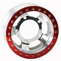 Empi 15&quot; X 4&quot; Vw Bug 5 Lug Race-Trim Off Road Bead-Lock Wheel/Red Ring - £310.08 GBP