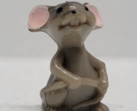 Vintage Mini Mouse Holding Tail Figure  Figurine Black Gray - $10.24