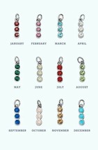 Keep-It Charm Rounded Birthstone - Silver (new) JULY - RUBY - £13.95 GBP