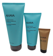 AHAVA Sea-Kissed Mineral Hand Cream, Sea-Kissed Shower Gel and 24K Gold Mud Mask - £25.69 GBP