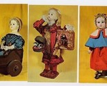 3 Mary Merritts Doll Museum DOLL Postcards - $7.92