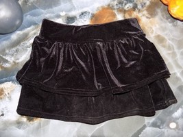 Hartstrings Black Knit Velvet Skort Size 24 Months Girl&#39;s EUC - £14.41 GBP