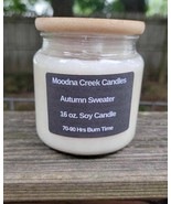 Warm Up Your Space: 16oz Soy Candle with Inviting Autumn Sweater Fragrance - $21.00