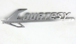 Vintage Courtesy Car Dealership Car Emblem Badge - $14.80
