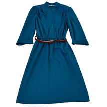 Act I Women&#39;s Vintage Belted Long Dress 7/8 - £11.41 GBP