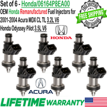 Genuine 6/Pieces (6x) Fuel Injectors for 2002, 2003, 2004 Honda Odyssey 3.5L V6 - $112.85