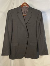 Hickey Freeman 44R Gray Loro Piana Tasmanian Super 130&#39;s 2 Btn Notch Blazer - $99.99