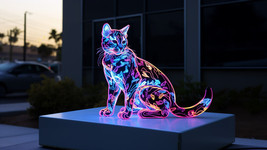 Glare Cat Diamond Painting Kits 5D Diamond Art Kits for Adults DIY Gift - £11.57 GBP+