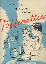  Esquire A Toast to You from Toffenetti&#39;s Drinks Menu New York Chicago DAMAGED - £37.17 GBP