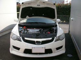 Damper For 2007-2010 Honda Civic Type-r Sedan Fd2 Front Bonnet Hood Modify Gas S - £81.85 GBP
