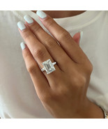 HUGE 7 Ct Emerald Cut E VVS2 Lab Grown Diamond 18k White Gold Three Ston... - €4.434,64 EUR