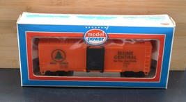 MODEL POWER HO SCALE Maine Central 40’ Box Car Vtg W/ Box 14785 - $14.99