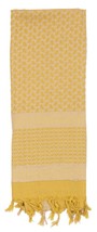Desert Tan Shemagh Heavyweight Tactical Desert Keffiyeh Scarf 100% Cotto... - $19.28