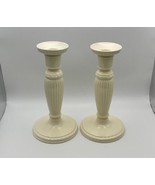 Pair of Wedgwood EDME 8&quot; Tall Candlesticks Made in England - £71.84 GBP