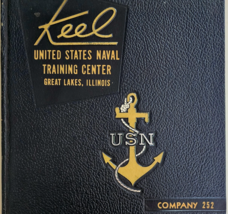 1962 Keel US Naval Training Center Book Company 252 Illinois Military HBS - $29.99