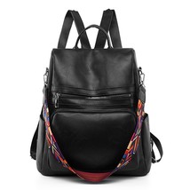 Women&#39;s Backpack Ladies Big Bagpack for Teenager Girl PU Leather Large Capacity  - £62.56 GBP