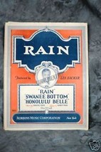 Rain  1927 Sheet Music  Words By: Robert Ware  Music by: Eugene Ford   - £1.19 GBP