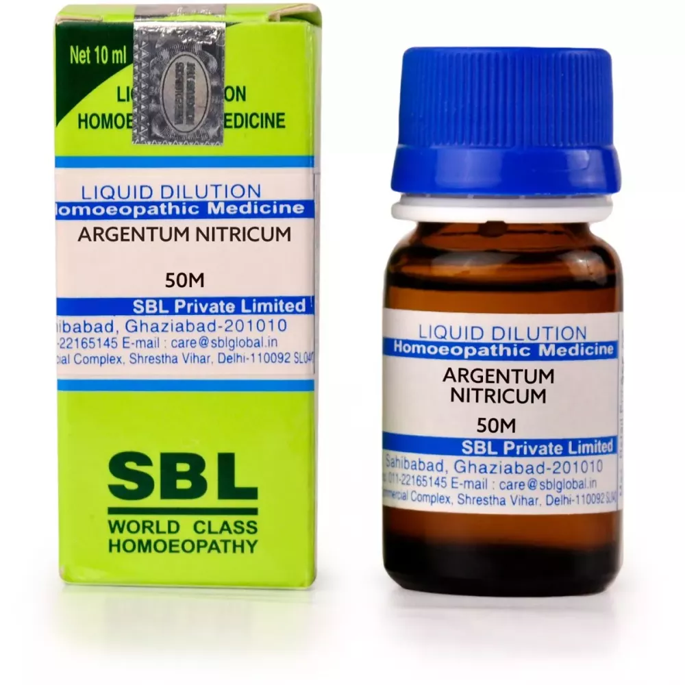 SBL Homeopathy Argentum Nitricum 50M CH (10ml) 1 Pack - $10.61