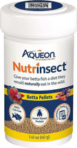 Aqueon Nutrinsect Betta Pellets: Premium 100% Fish-Free Formula for Optimal Bett - $7.87+