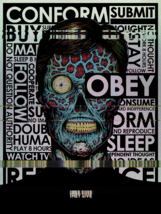 They Live Obey Conform Sleep Submit Alien Poster Giclee Print Art 18x24 Mondo - £143.84 GBP