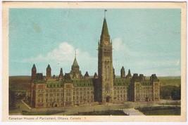 Postcard Canadian Houses Of Parliament Ottawa Ontario - £1.74 GBP