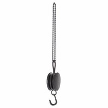 Wrought Iron Pulley Hook &amp; Chain - Halloween Decoration - The Gothic Collection - £20.44 GBP