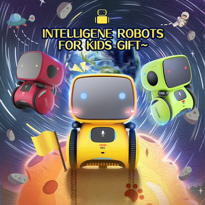 5 Style Colors Smart AT Robot Voice Control Interactive Robot Cute Toy Dance - £25.93 GBP+