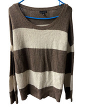 Willi Smith Sweater Womens L Wool Blend  Long Sleeved Round Neck Comfy P... - $10.18