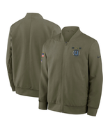 Mens Colts Salute to Service 2025 Sideline Full-zip Bomber Jacket Indy -... - €86,29 EUR