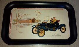Advertising 1910 Ford Torpedo Metal Serving Collectible Tray - $5.93