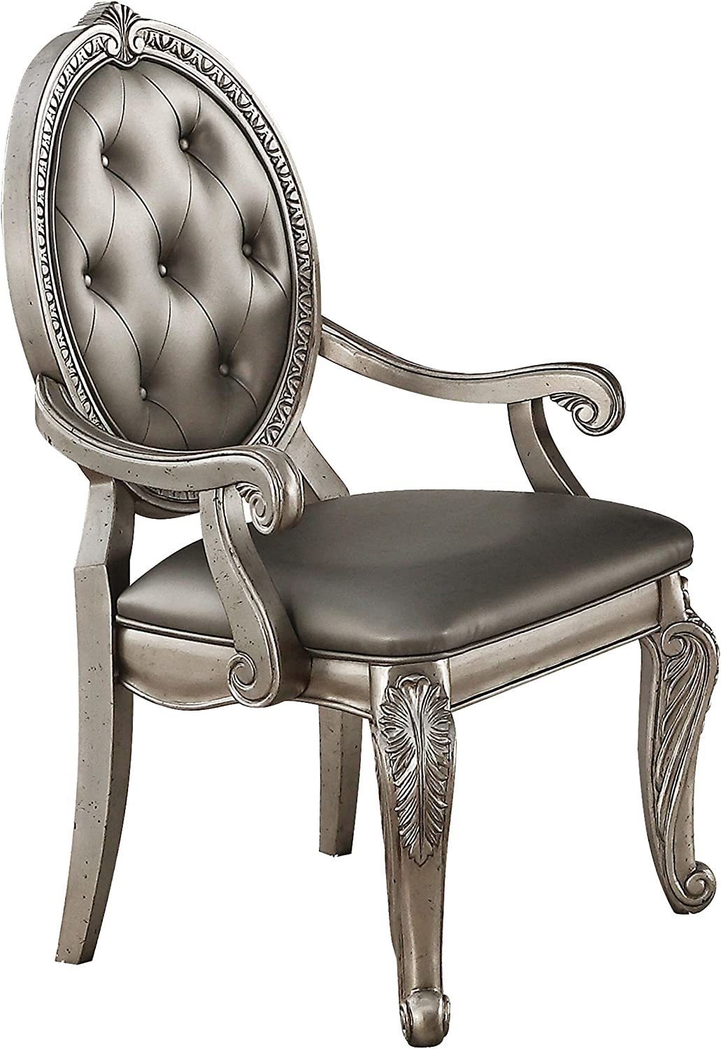 Antique Champagne Northville Armchair From Acme Furniture. - $576.97