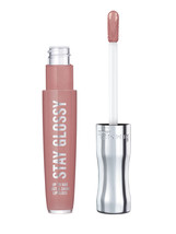 Rimmel Stay Glossy Lip Gloss, 130 Blushing Belgraves, 0.18 oz  - £5.52 GBP