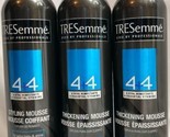 3 TRESemme 4+4 Styling Mousse Extra Hold 10.5 oz Each - $79.95