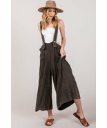 SAGE + FIG Full Size Wide Strap Wide Leg Overalls - $79.98 CAD