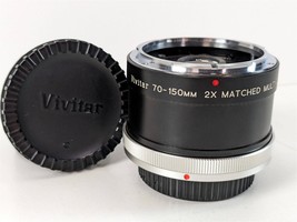 VIVITAR 70-150mm 2X Matched Multiplier Canon FD - £15.81 GBP