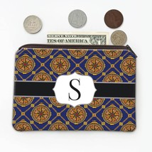 Compass Pattern : Gift Coin Purse Maritime For Father Dad Geometrical Rhombus Je - £7.85 GBP