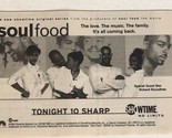 Soul Food Tv Guide Print Ad Richard Roundtree TPA15 - £4.72 GBP