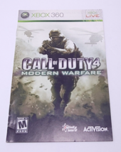 Xbox 360 ~ Call of duty 4 Modern Warfare Original Game Manual only - $3.99