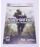 Xbox 360 ~ Call of duty 4 Modern Warfare Original Game Manual only - £2.99 GBP