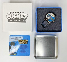 Mickey Mouse 75 Years Vintage Comics Wrist Watch &amp; Collectible Tin New S... - $34.99