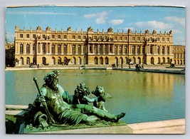 Le palais vu des jardin 1988 601 Vtg Postcard unp Paris pond statue - $4.88