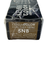 Kenra Color 5NB Light Natural Brown Demi Permanent Coloring Creme 2oz - $170.36 MXN
