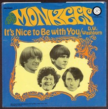 Monkees 45 RPM Picture Sleeve Only D.W. Washburn / It&#39;s Nice to Be with You - £10.19 GBP
